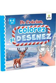 Copertă produs De Crăciun, colorez și desenez