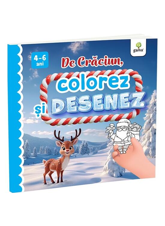 Copertă produs De Crăciun, colorez și desenez - gallery big 1