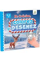 De Crăciun, colorez și desenez