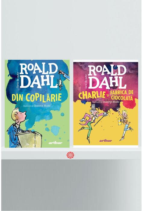 Copertă produs Pachet Charlie şi fabrica de ciocolată și Din copilărie