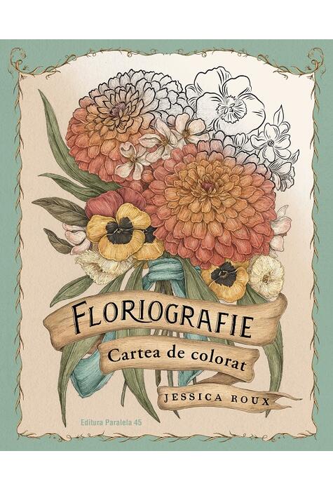 Copertă produs Floriografie. Cartea de colorat