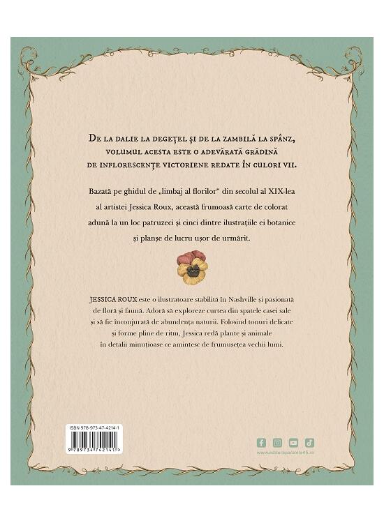 Copertă produs Floriografie. Cartea de colorat - gallery big 2
