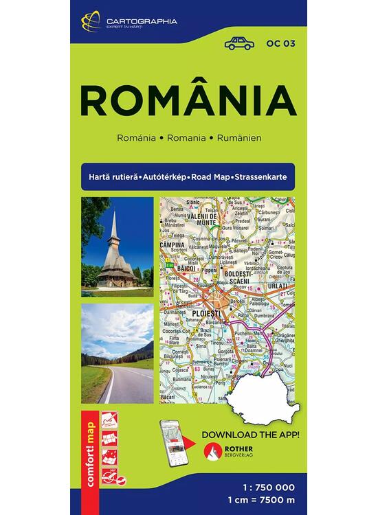 Copertă produs Hartă rutieră Rom&acirc;nia Comfort - gallery big 1