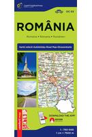 Hartă rutieră Rom&acirc;nia Comfort