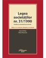 Copertă produs Legea societăților nr. 31/1990. Analize și comentarii pe articole. Ediția a 3-a, revăzută, adăugită și actualizată - thumb 1