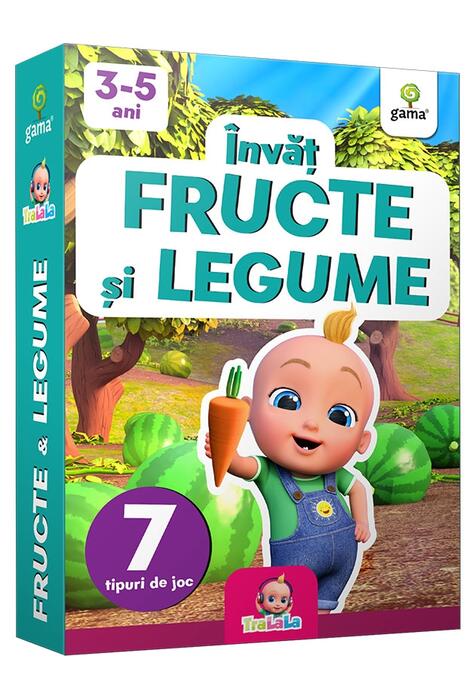 Copertă produs &Icirc;nvăț fructe și legume