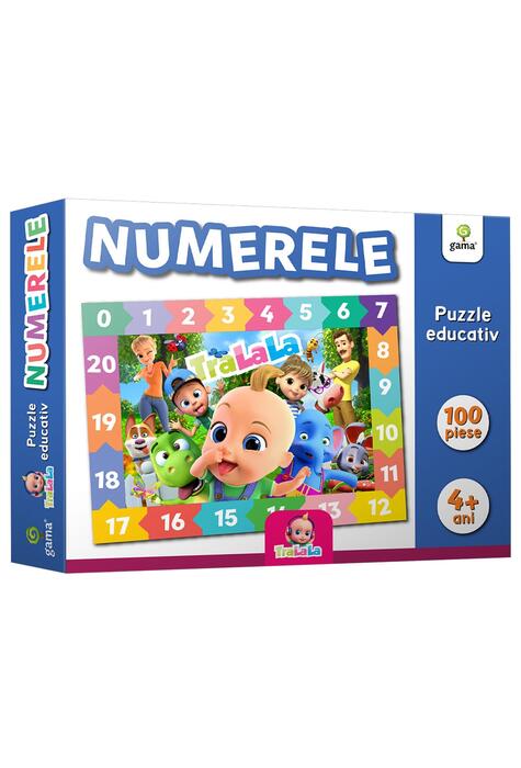 Copertă produs Numerele. Puzzle educativ 100 de piese