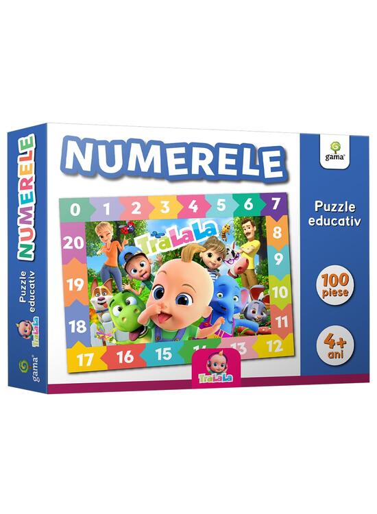Copertă produs Numerele. Puzzle educativ 100 de piese - gallery big 1
