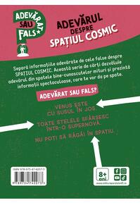 Copertă produs Adevarat sau fals. Adevărul despre spațiul cosmic