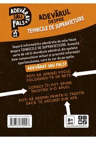 Copertă produs Adevărat sau fals. Adevărul despre tehnicile de supraviețuire