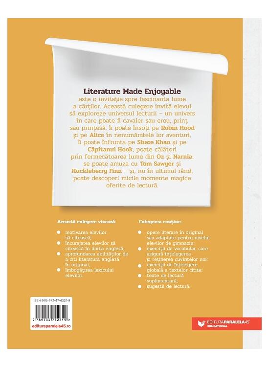 Copertă produs Literature Made Enjoyable. A Workbook for 5th and 6th Grade Students - gallery big 2