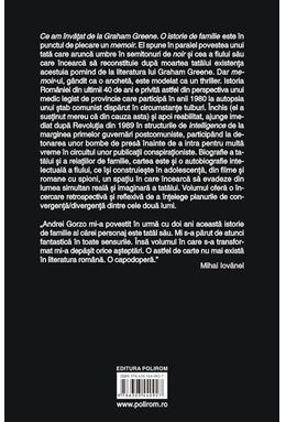 Copertă produs Ce am &icirc;nvăţat de la Graham Greene