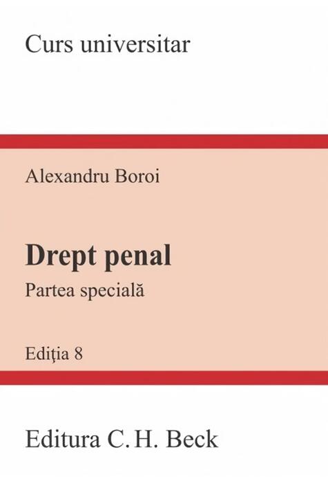 Copertă produs Drept penal. Partea Specială. Ediția 8