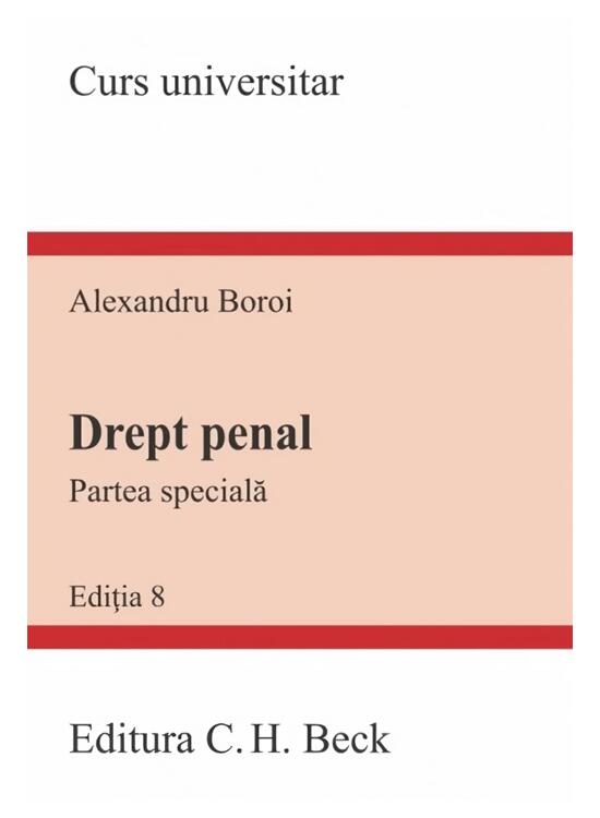Copertă produs Drept penal. Partea Specială. Ediția 8 - gallery big 1