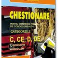 Copertă produs Chestionare pentru obţinerea permisului de conducere auto categoriile C, CE, D, DE - gallery small 