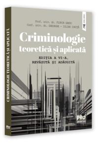 Copertă produs Criminologie teoretică și aplicată
