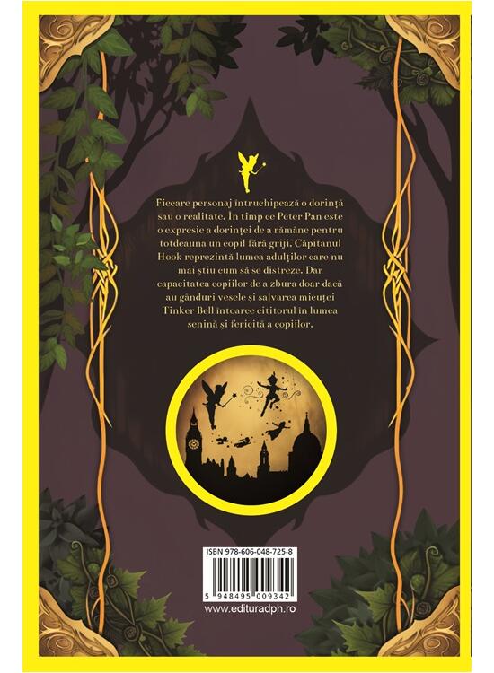 Copertă produs Peter Pan - cu folio și canturi ilustrate - gallery big 2