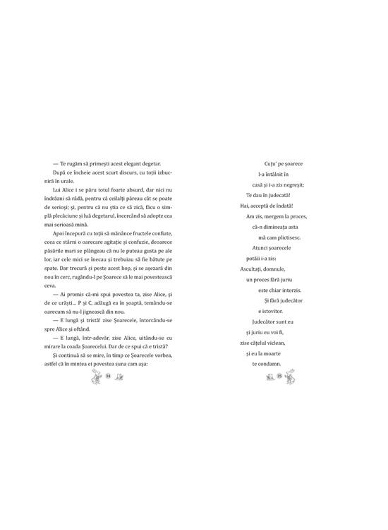 Copertă produs Alice &icirc;n Țara Minunilor - cu folio și canturi ilustrate - gallery big 4