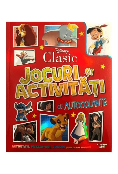 Copertă produs Disney Clasic. Jocuri și activități cu autocolante