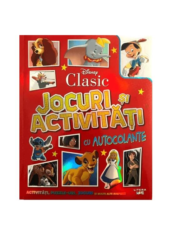 Copertă produs Disney Clasic. Jocuri și activități cu autocolante - gallery big 1