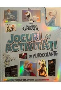 Copertă produs Disney. Regatul de gheață. Jocuri și activități cu autocolante
