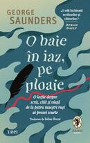 O baie &icirc;n iaz, pe ploaie