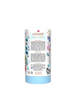 Copertă produs Tub de ceai Lovar&eacute; - Winter Tea: Amestec de ceai negru, fructe şi petale de flori, cu aromă de kaki, șofran și pepene galben 80g
