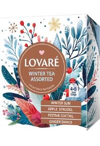 Copertă produs Cutie cu 32 pliculețe Lovar&eacute; - Winter Tea Assorted: amestec de ceai negru, plante și fructe 64 g