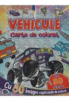 Vehicule. Carte de colorat cu peste 50 abțibilduri