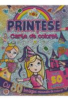 Imagine produs Prințese - carte de colorat cu 50 abțibilduri