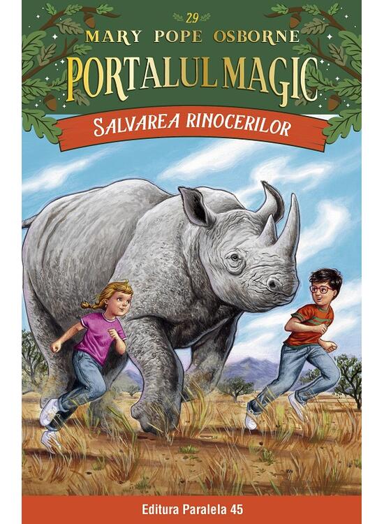 Copertă produs Salvarea rinocerilor. Portalul Magic nr. 29 - gallery big 1