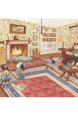 Copertă produs Crăciunul familiei Motănilă - Carte + Puzzle