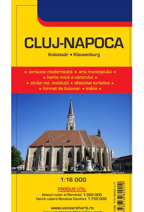 Copertă produs Harta orașului Cluj-Napoca