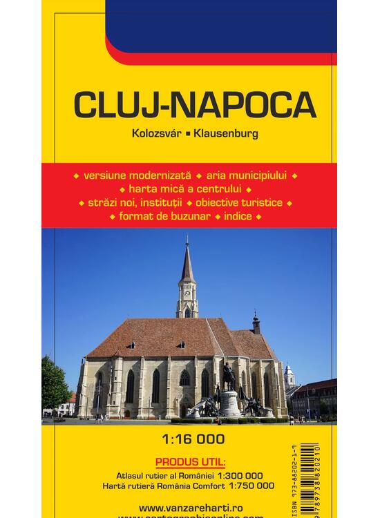 Copertă produs Harta orașului Cluj-Napoca - gallery big 1