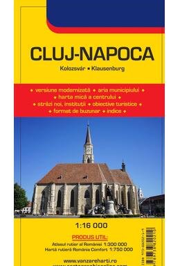 Copertă produs Harta orașului Cluj-Napoca