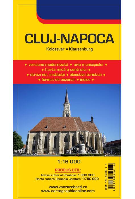 Harta orașului Cluj-Napoca
