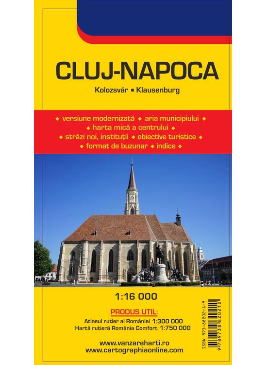 Copertă produs Harta orașului Cluj-Napoca - gallery big 2