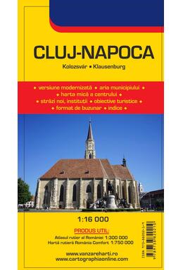 Copertă produs Harta orașului Cluj-Napoca