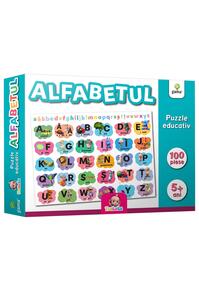 Copertă produs Alfabetul. Puzzle educativ 100 de piese