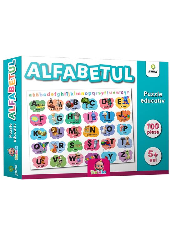 Copertă produs Alfabetul. Puzzle educativ 100 de piese - gallery big 1