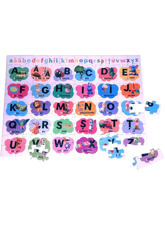 Copertă produs Alfabetul. Puzzle educativ 100 de piese - gallery big 2
