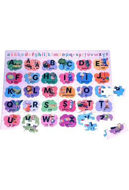 Copertă produs Alfabetul. Puzzle educativ 100 de piese