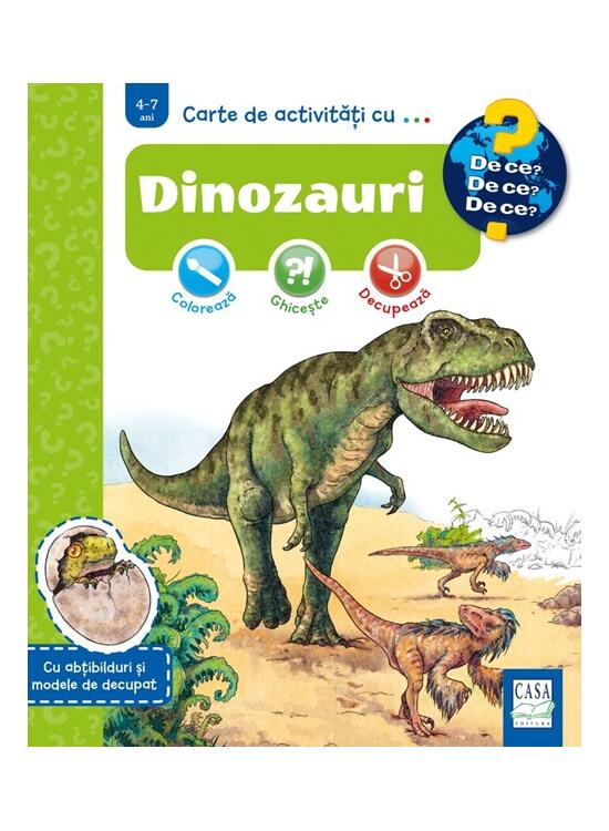 Copertă produs Carte de activități cu.... Dinozauri - gallery big 1