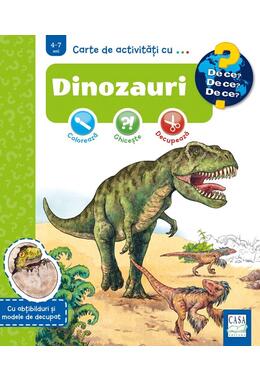 Copertă produs Carte de activități cu.... Dinozauri