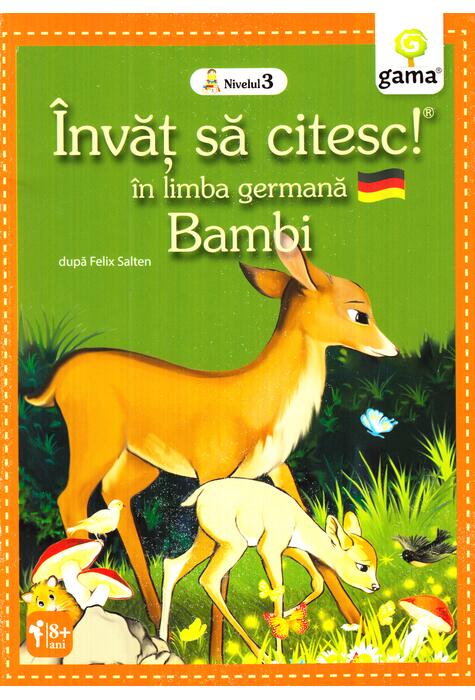 Copertă produs Bambi. &Icirc;nvăț să citesc. Limba germană, nivelul 3 (8+ ani)