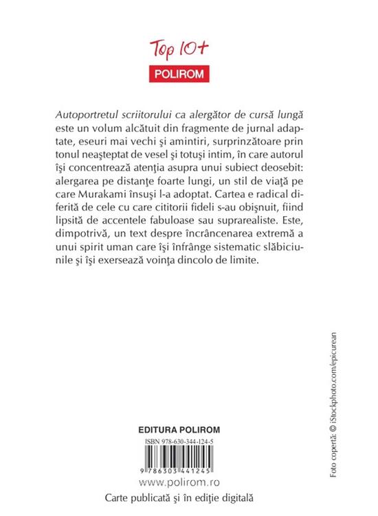 Copertă produs Autoportretul scriitorului ca alergător de cursă lungă - gallery big 2