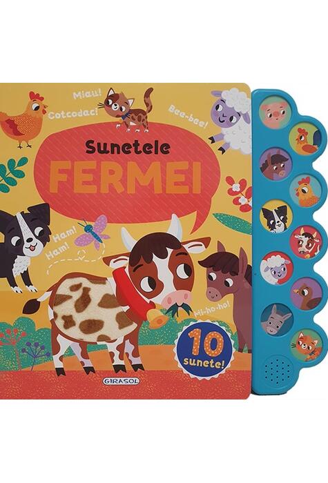 Copertă produs 10 sunete - Sunetele fermei