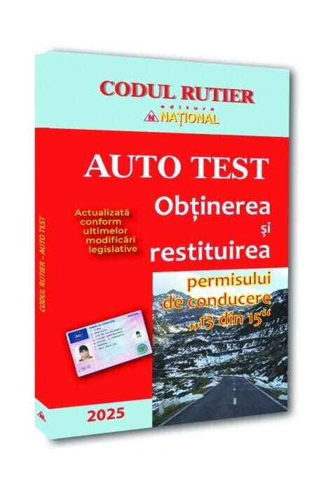 Copertă produs Codul rutier - Auto test 2025