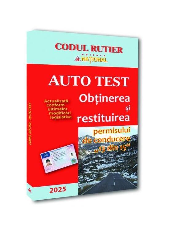 Copertă produs Codul rutier - Auto test 2025 - gallery big 1