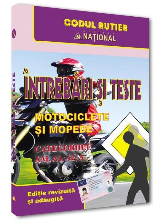 Copertă produs &Icirc;ntrebări și teste. Motociclete și mopede. A, A1, A2 - 2025 - gallery big 1